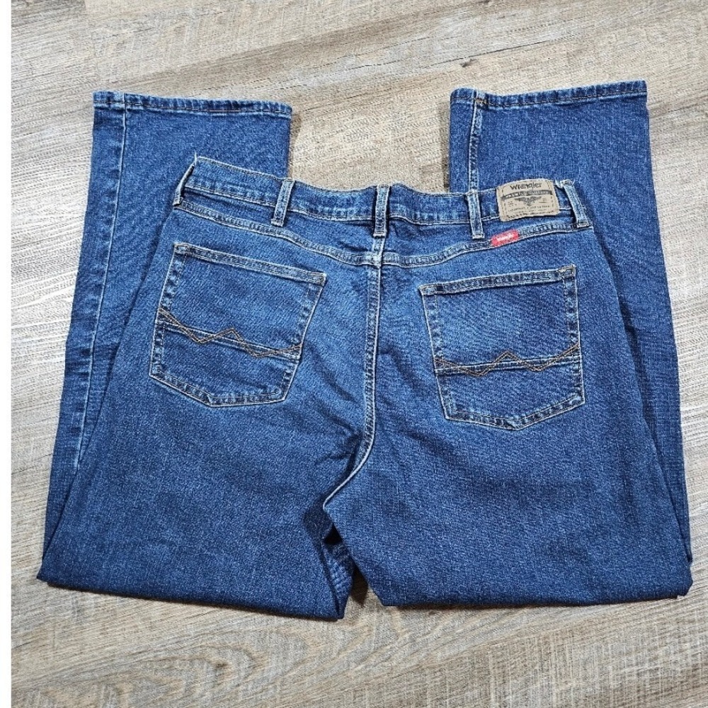 Wrangler Premium‎ Quality Mens relaxed boot Leg Blue Denim Jeans 38x30 98RBWFL